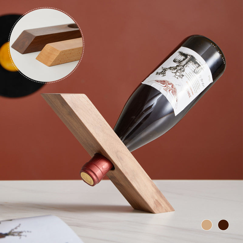 Magical Solid Wood Wine Bottle Holder