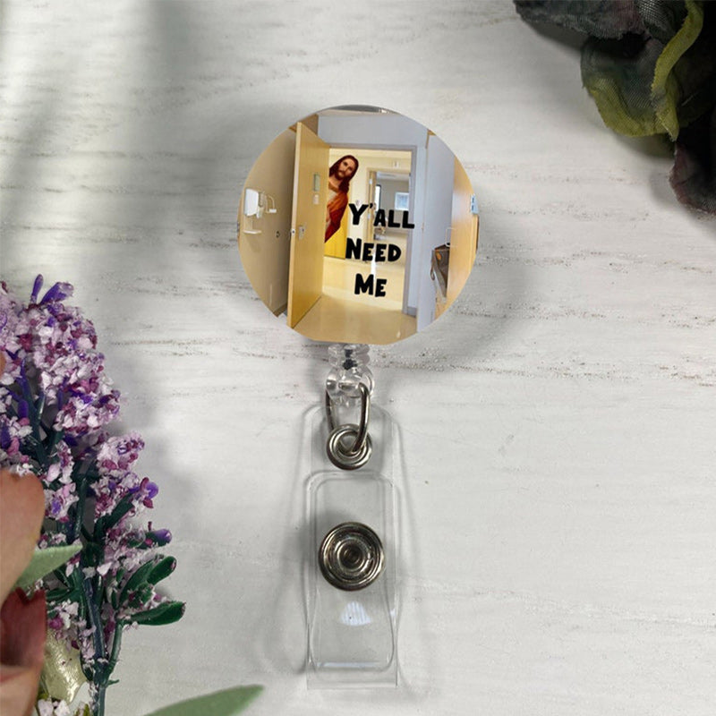 Funny Christmas Jesus Keychain