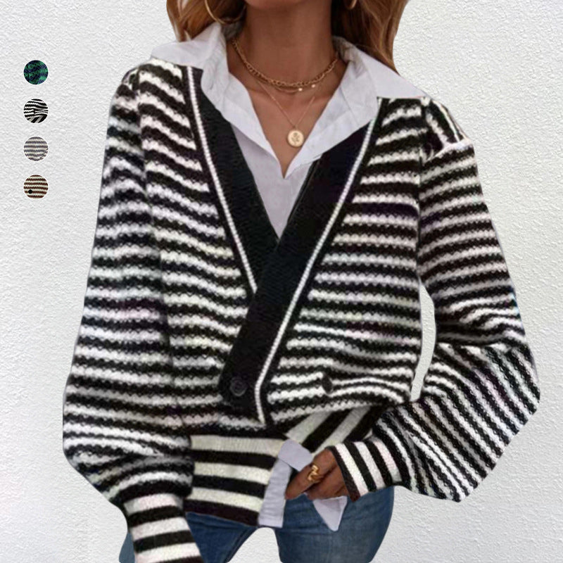 Women's Casual Knit Cardigan Sweater