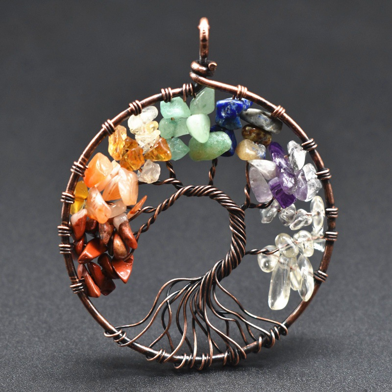 Crystal Tree of Life Pendant