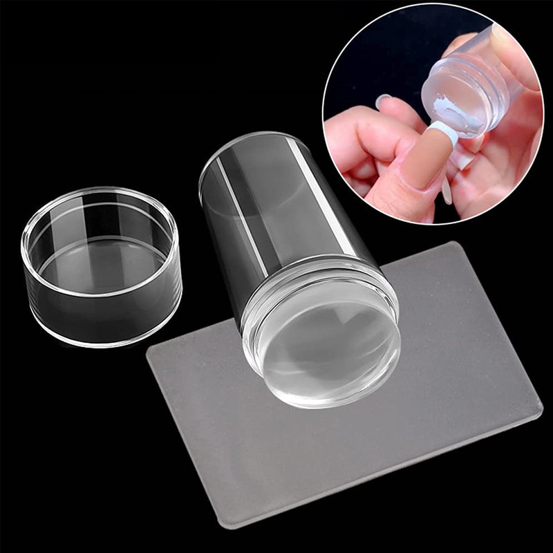 Transparent Silicone Nail Art Stamper