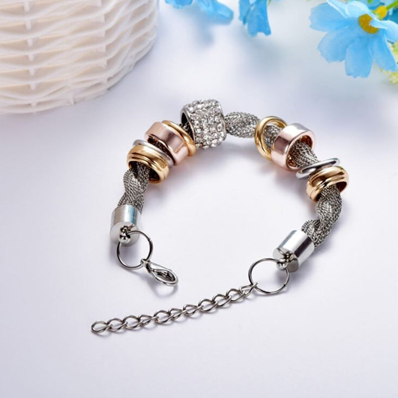 Entwined Ring Accent Bracelet