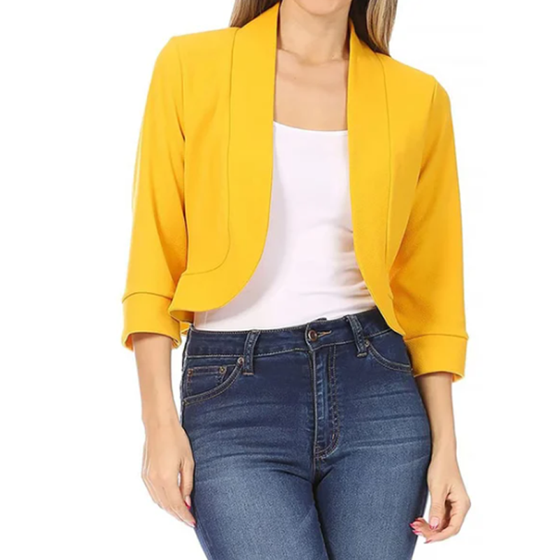 Solid Color Short Small Suit