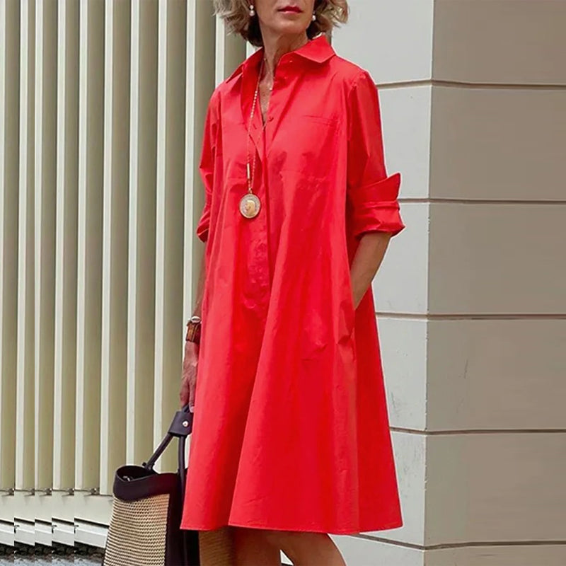 Loose Shirt Dress