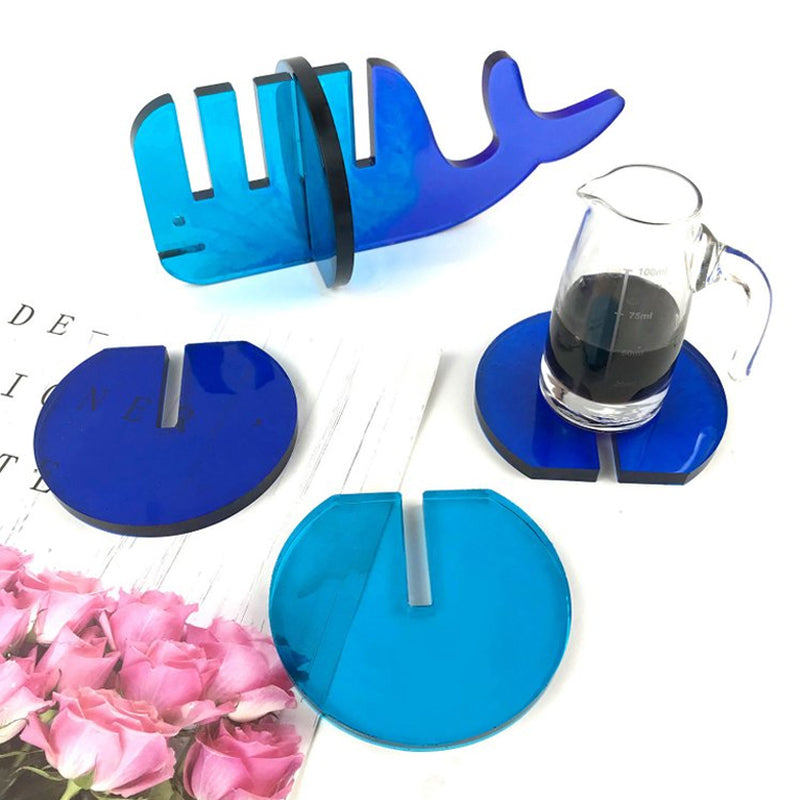 Whale Coaster Set Resin Mold