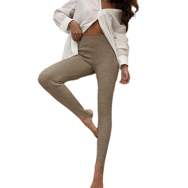 Women's High Waisted Yoga Stirrup Leggings