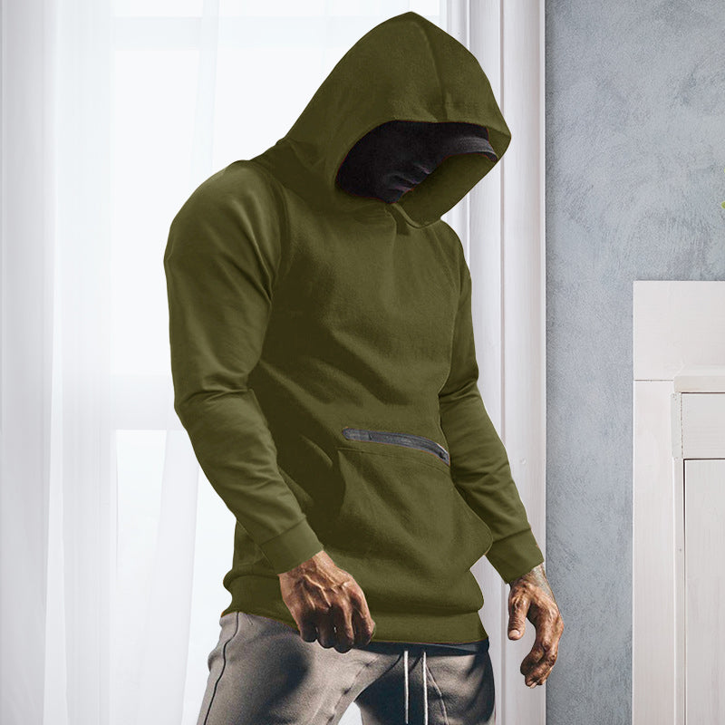 Solid Color Long Sleeve Hoodie