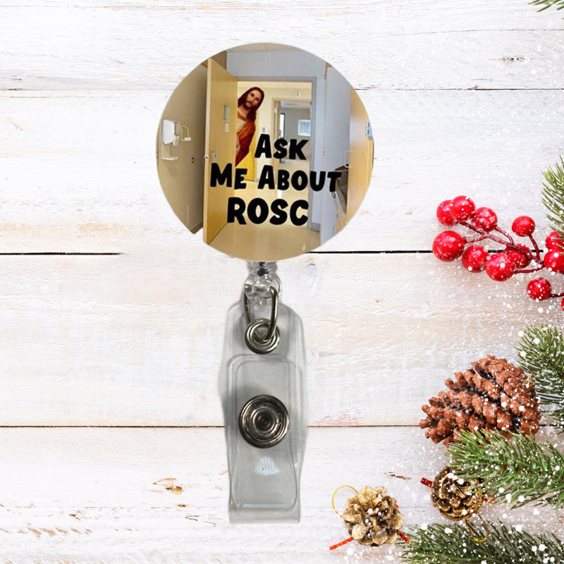 Funny Christmas Jesus Keychain