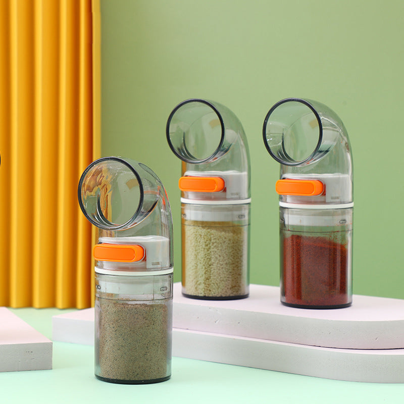 Arc press quantitative salt bottle