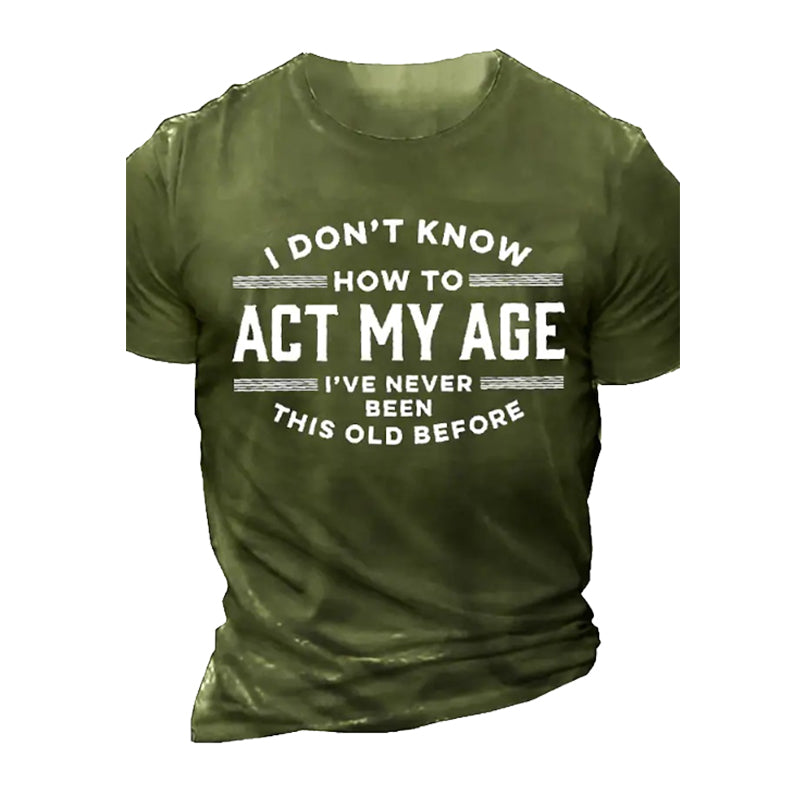 3D Printed Men's Short Sleeve T-Shirt