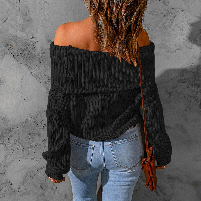 Off-shoulder Sweater