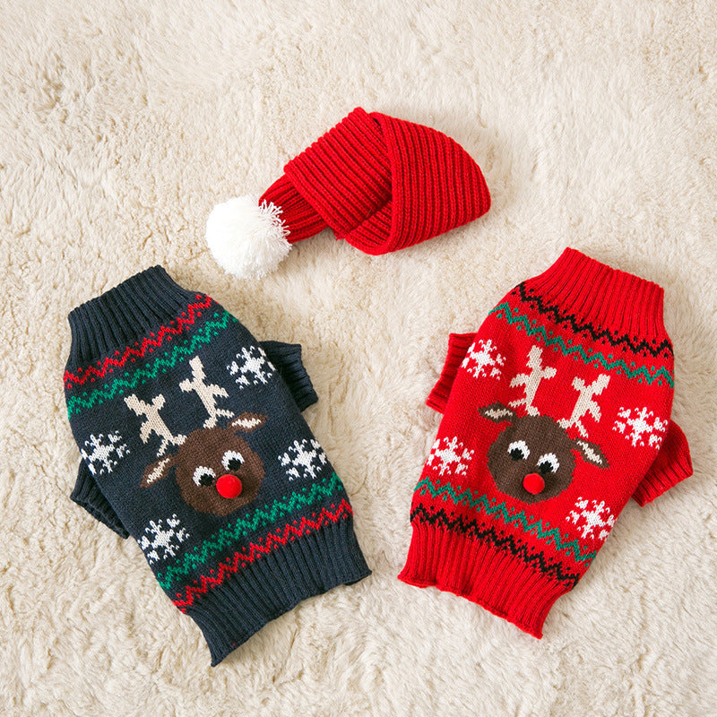 Pets' Christmas Warm Clothes