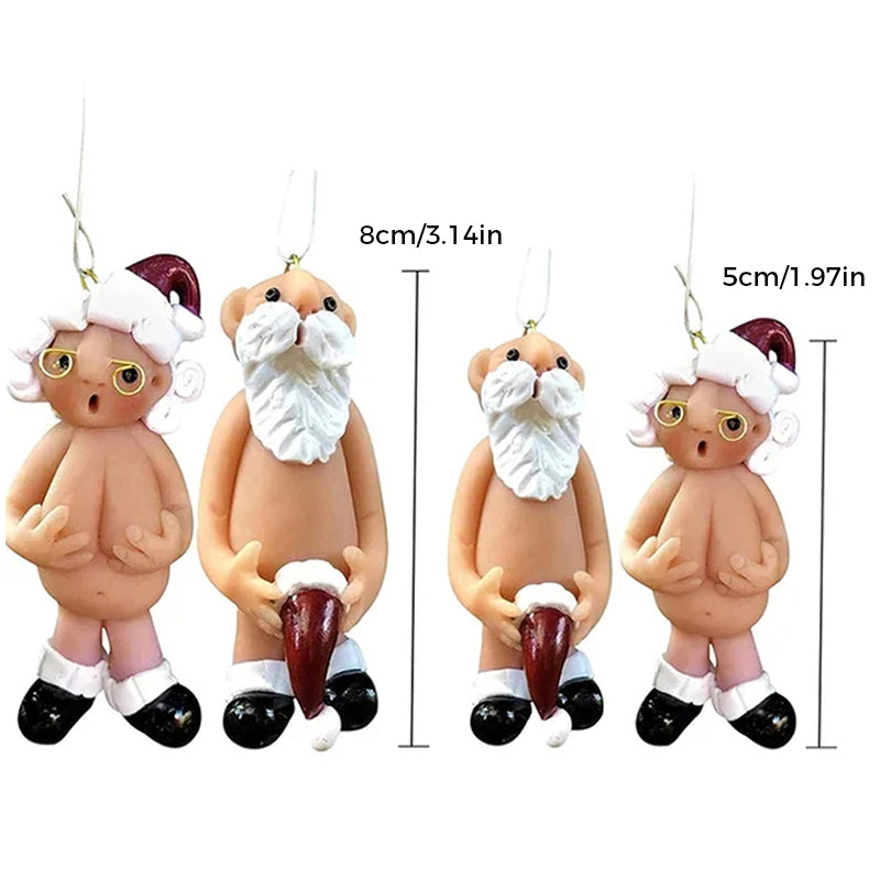 Santa Claus Pendant Resin Christmas Decoration