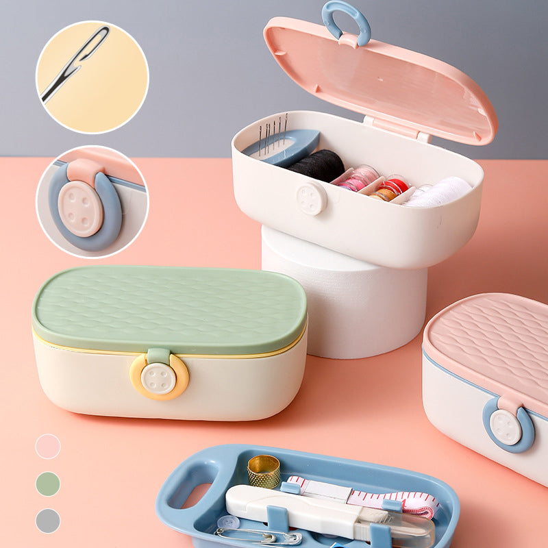 Portable Mini Hand Sewing Box