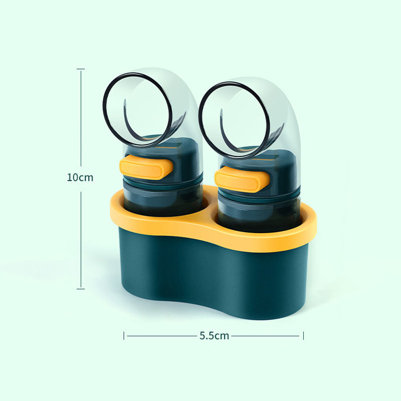 Arc press quantitative salt bottle