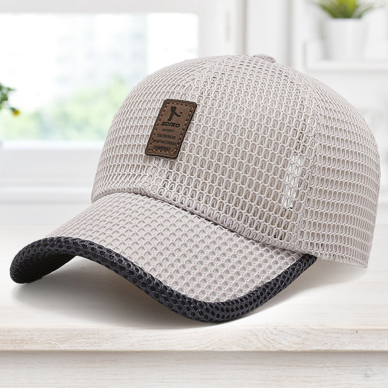 Mesh Peaked Cap