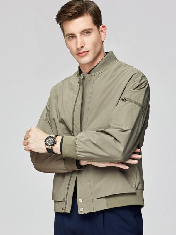 Men's Baseball Collar Jacket