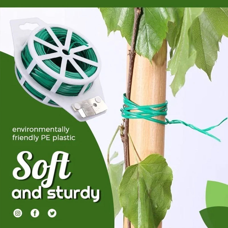 Garden Twist Ties Wire With Shear