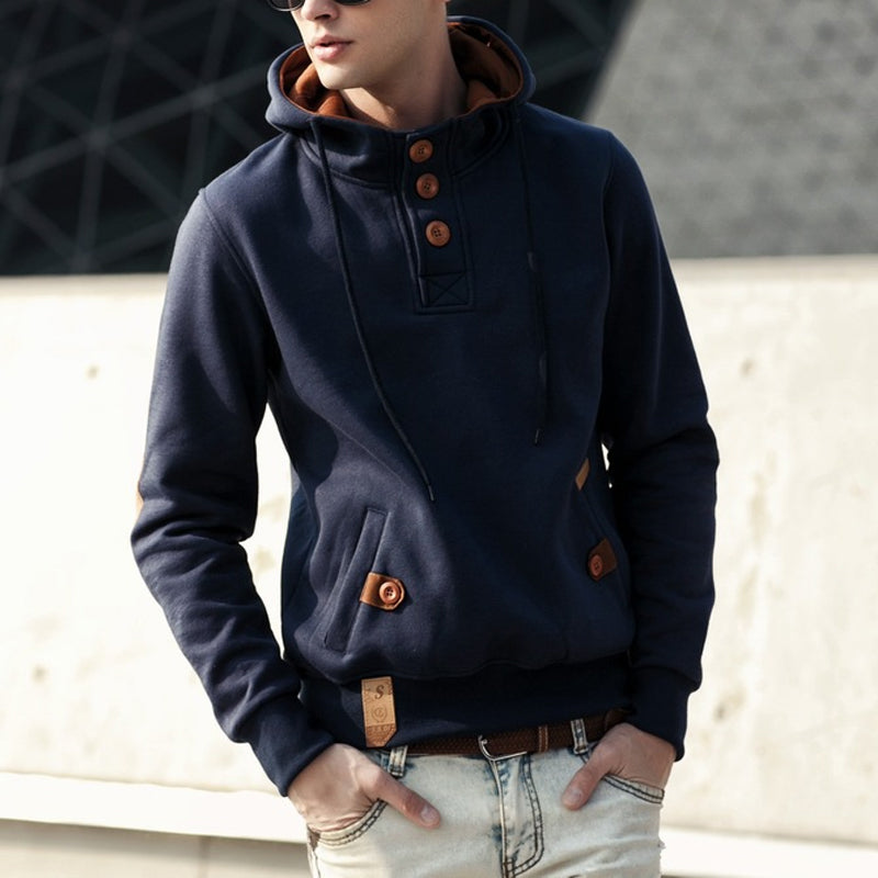 Preppy Long Sleeve Hooded Jacket