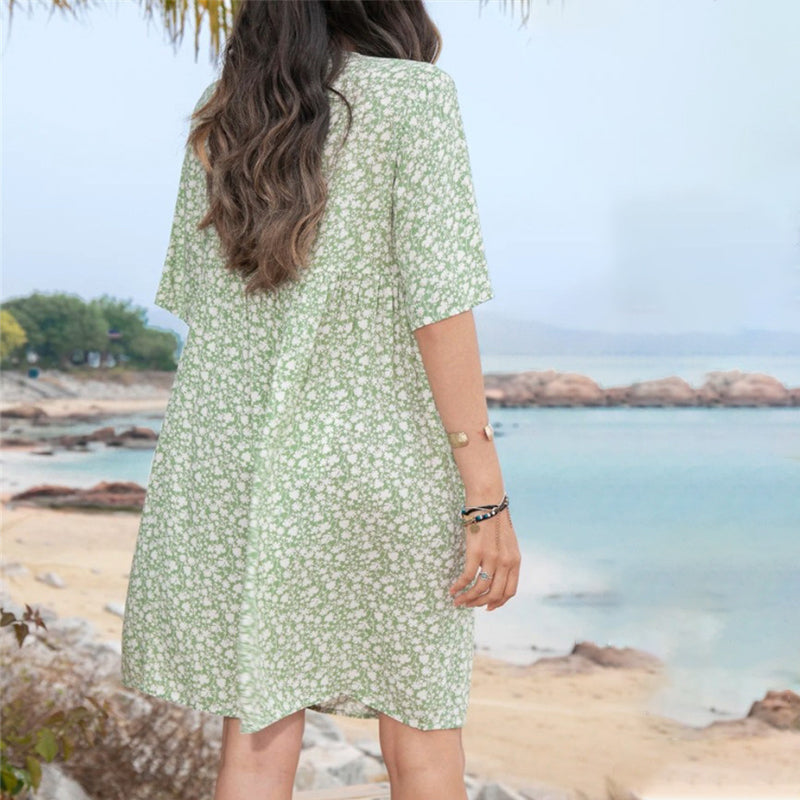 Mid-rise Printed Dress