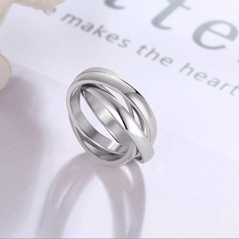 Anxiety Relieving Triple Interlocking Ring