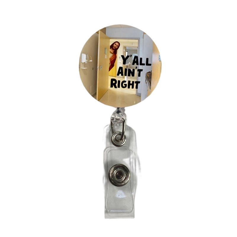 Funny Christmas Jesus Keychain