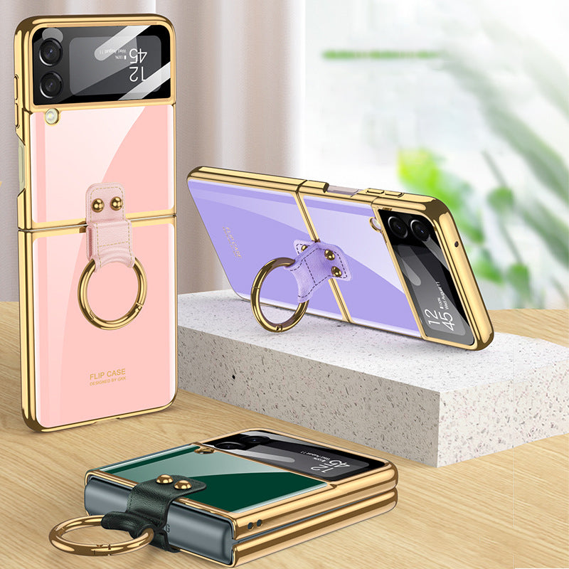 Electroplating pc Phone Case for Samsung Zflip3