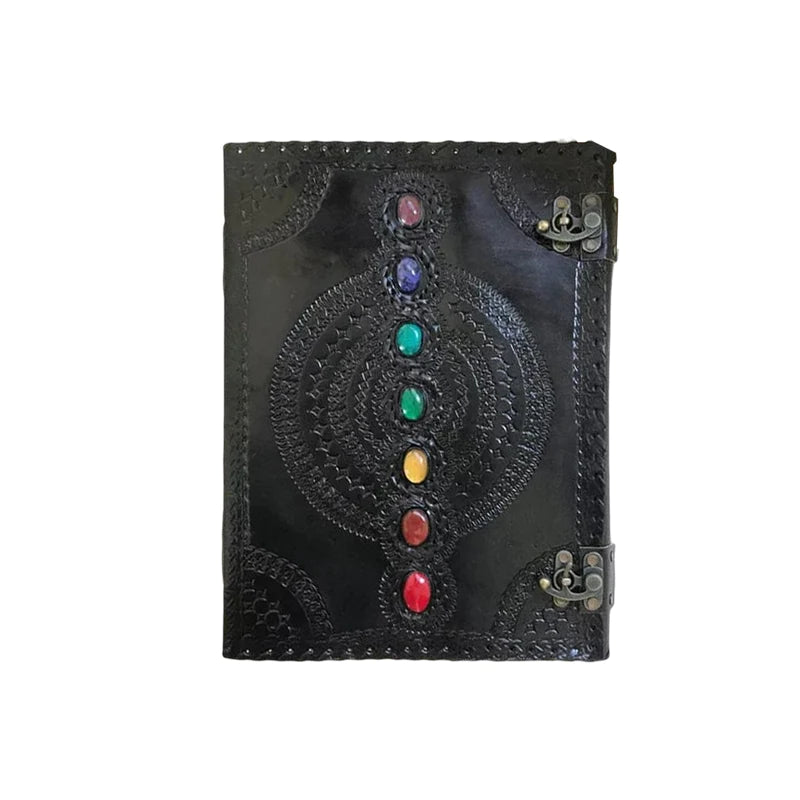 Supernatural Notebook with 7 Chakra Gems