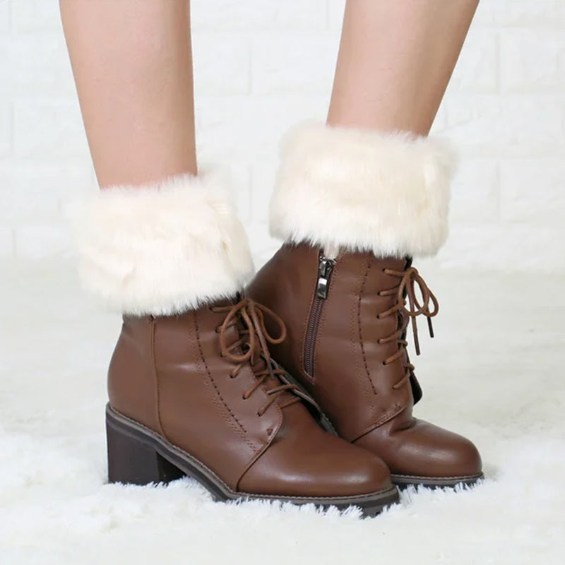 Winter Short Crochet Warm ankle socks