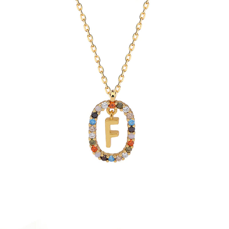 Letter Pendant Necklace