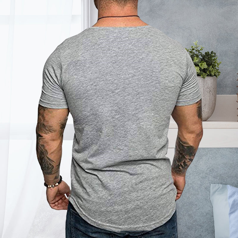 Solid Men's Short Sleeve T-Shirt