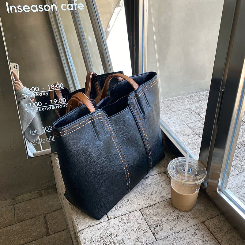 Quality Leather Simple and Versatile Shoulder Bag