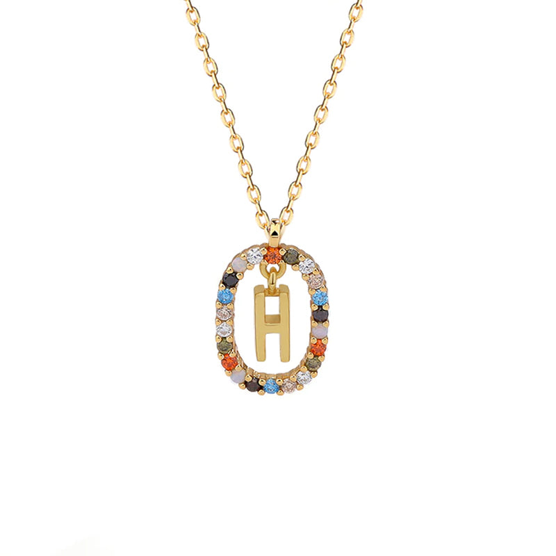 Letter Pendant Necklace