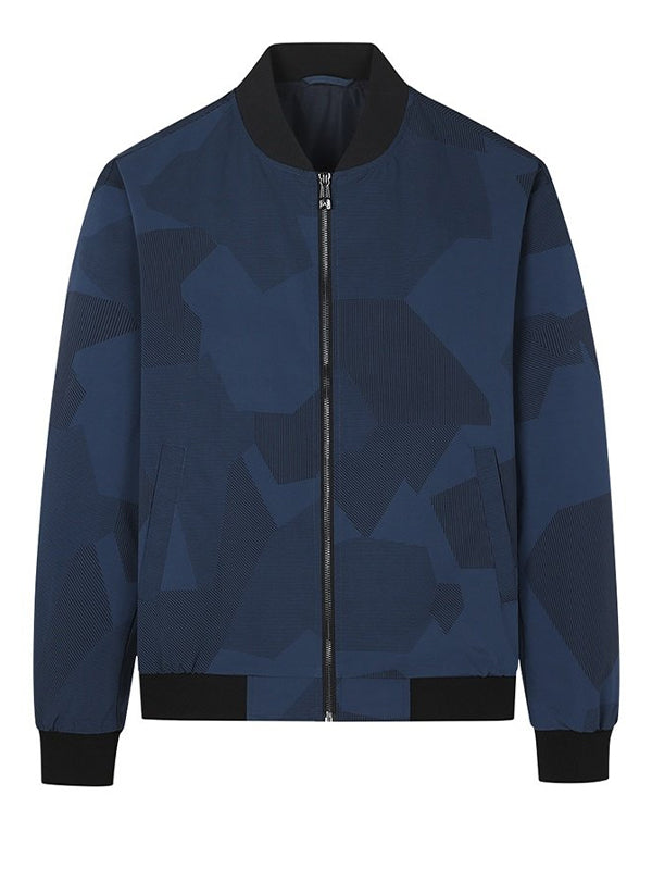Men's Dark Pattern Casual Jacket