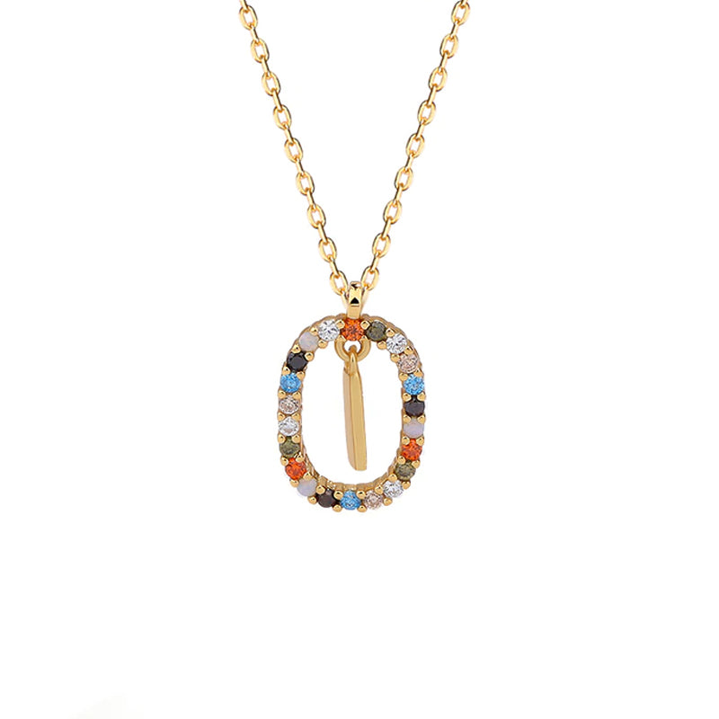 Letter Pendant Necklace