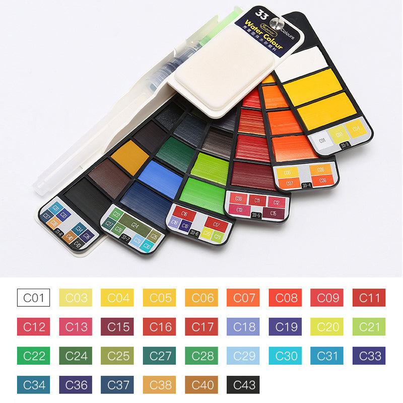 Solid Gouache Pigment Palette - let your creativity speak!