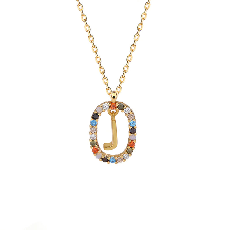 Letter Pendant Necklace