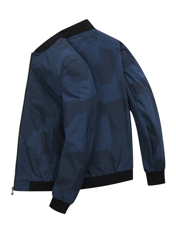 Men's Dark Pattern Casual Jacket