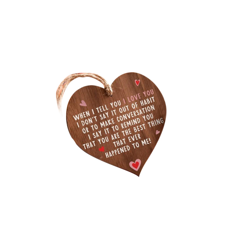 Love Wooden Plaque