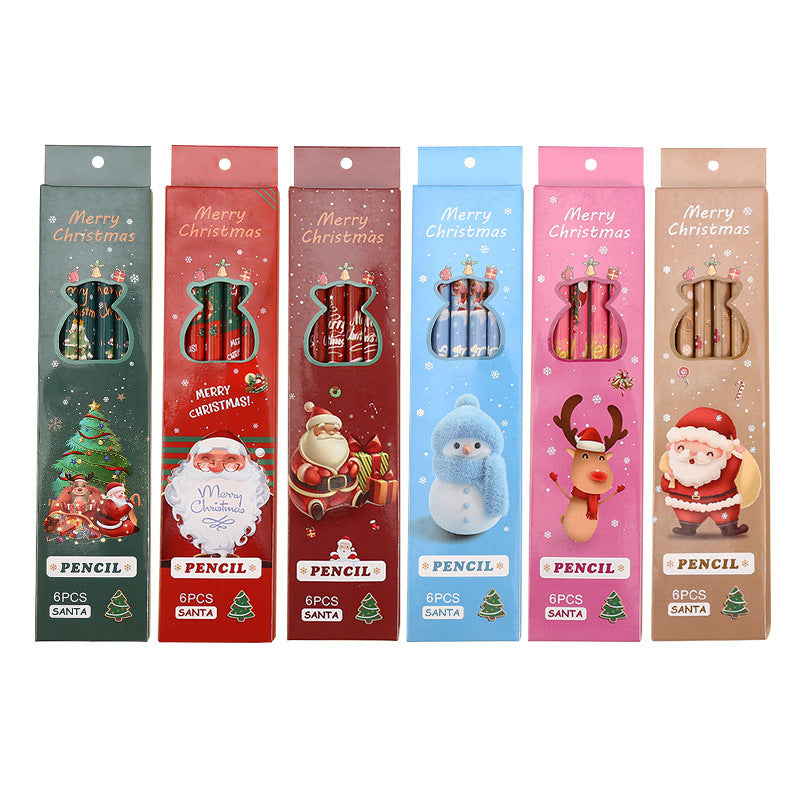 Christmas Pencils with Erasers