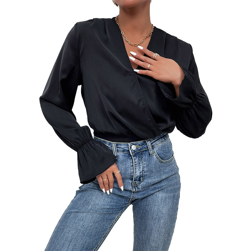Flared Sleeve Bodysuit