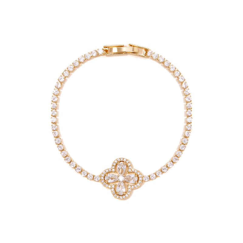 Lucky Four Leaf Clover Bracelet
