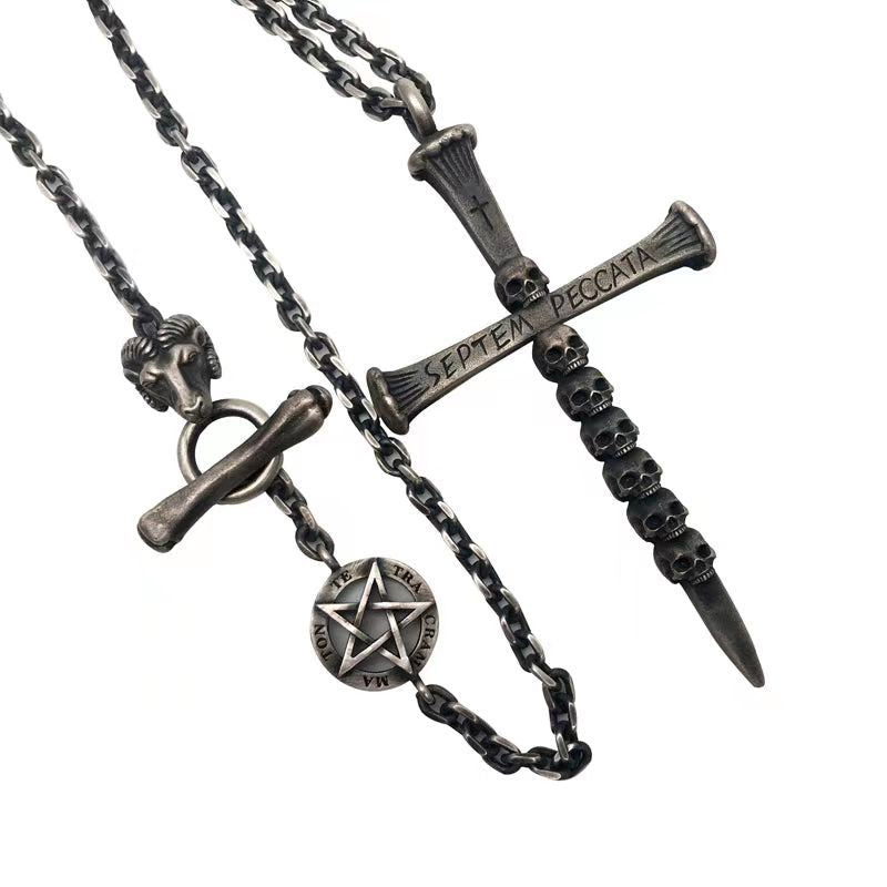 Cross Skull Necklace