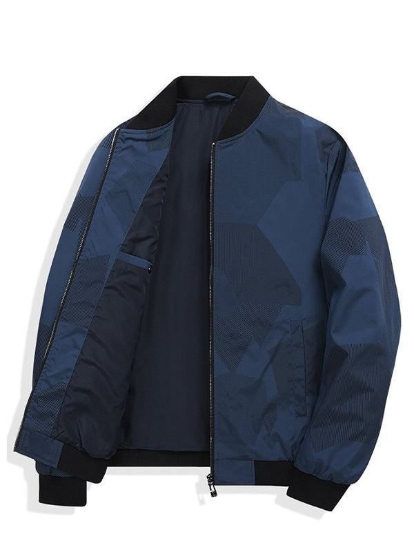 Men's Dark Pattern Casual Jacket