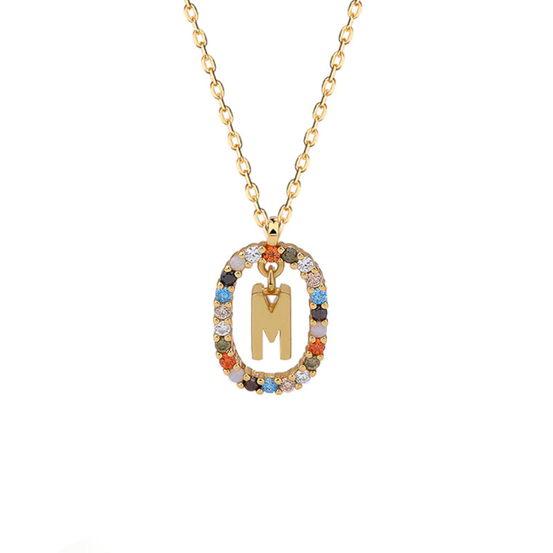 Letter Pendant Necklace