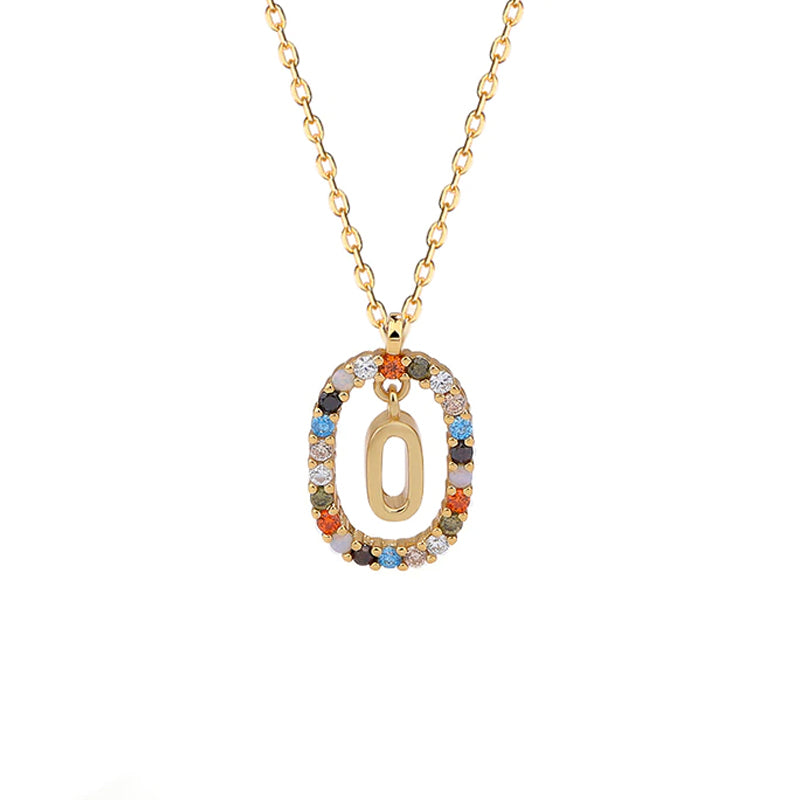 Letter Pendant Necklace