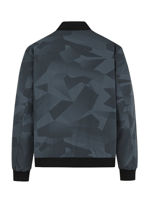 Men's Dark Pattern Casual Jacket