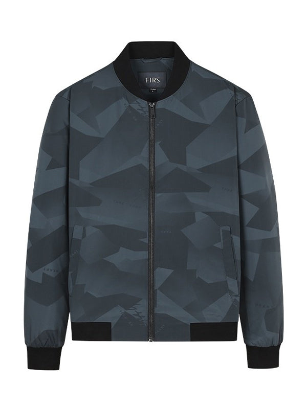 Men's Dark Pattern Casual Jacket