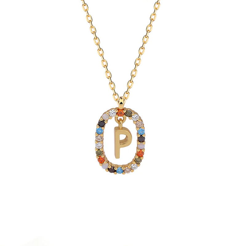 Letter Pendant Necklace