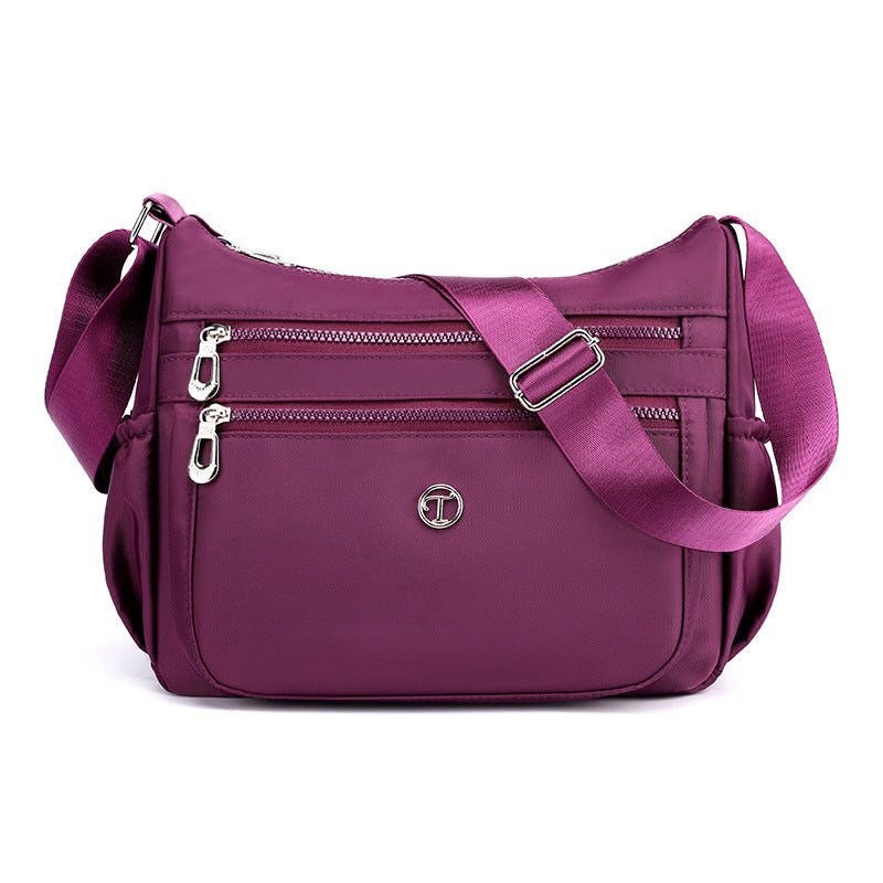 Oxford Cloth Crossbody Shoulder Bag